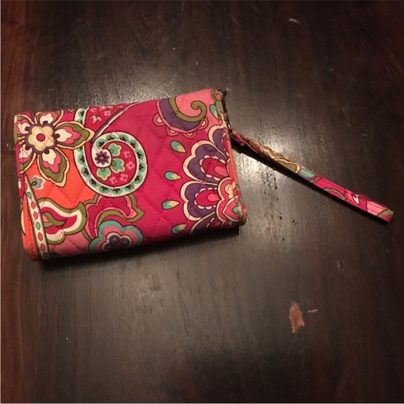 🎉Vera Bradley Paisley Wallet Wristlet - Picture 4 of 8